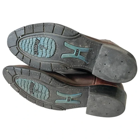 Double H Robert Boots AG7 Work Western 3282 Mens 12 D Medium Brown - Picture 6 of 7